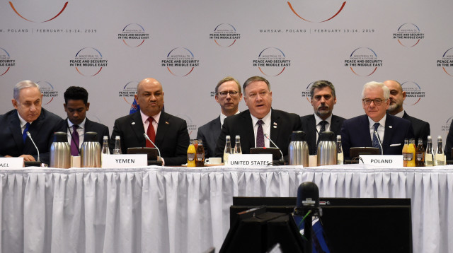 ועידת ורשה (צילום: AFP)