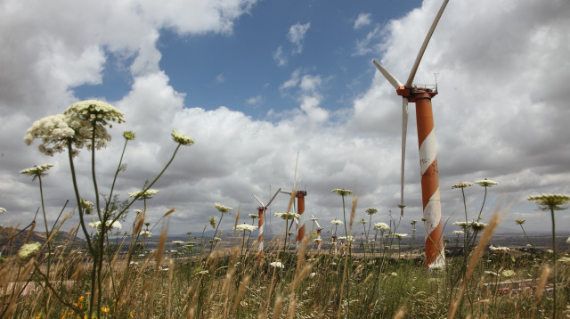טורבינת רוח  (צילום: יוסי אלוני, פלאש 90)