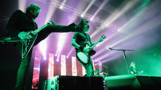 מאסטודון בהופעה (צילום: אורית פניני)