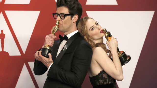 גיא נתיב זוכה באוסקר (צילום: רויטרס)