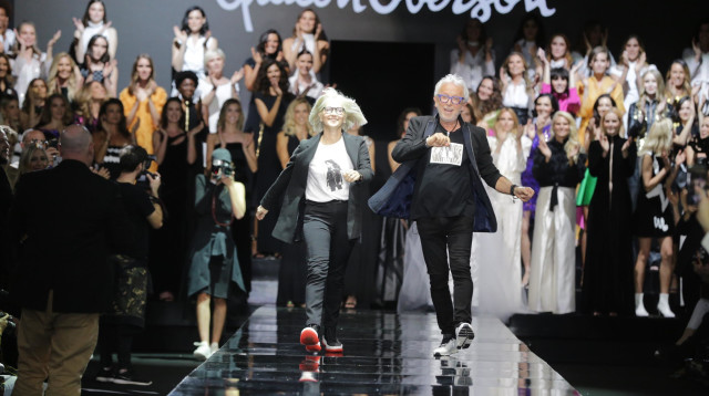 גדעון אוברזון, קארן אוברזון (צילום: אבי ולדמן)