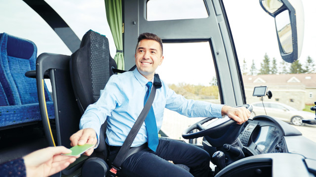 נהג אוטובוס, אילוסטרציה (צילום: אינג אימג')