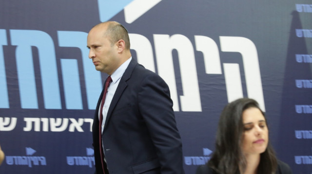 נפתלי בנט ואיילת שקד (צילום: אלוני מור)