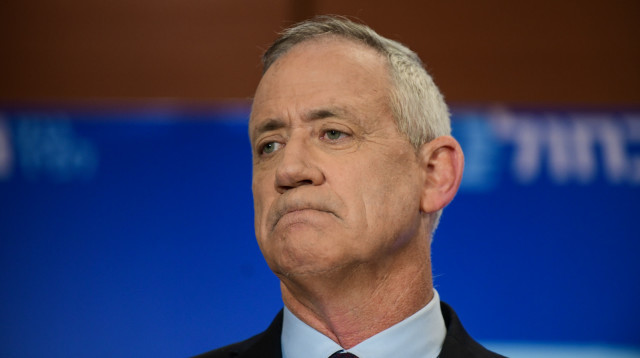 בני גנץ (צילום: תומר ניוברג, פלאש 90)