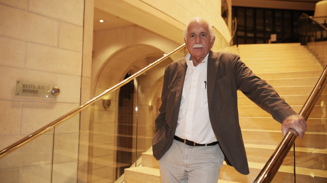 משה ספדיה במתחם ממילא (צילום: מירי צחי)