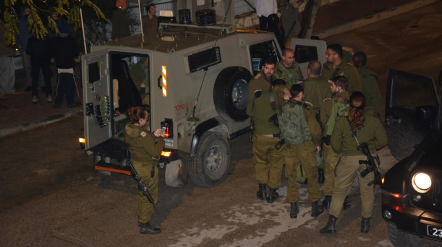 פיגוע ירי בבית אל (צילום: הדר לוז/TPS)