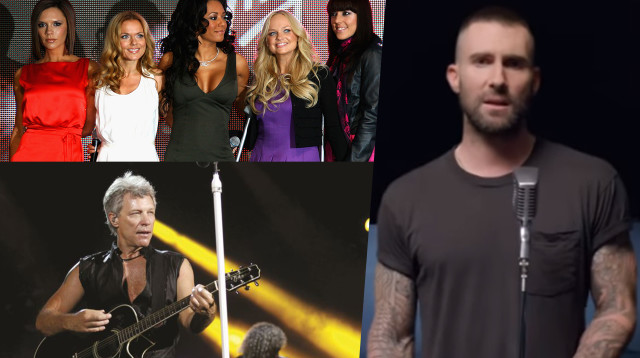 מארון 5, ספייס גירלס, בון ג'ובי (צילום: רויטרס)