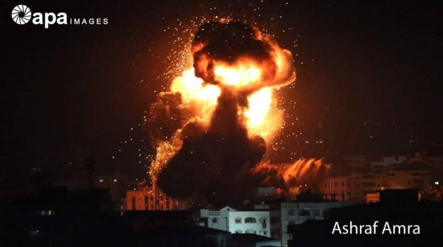 תקיפה בעיר חלב, סוריה (צילום: רשתות ערביות)