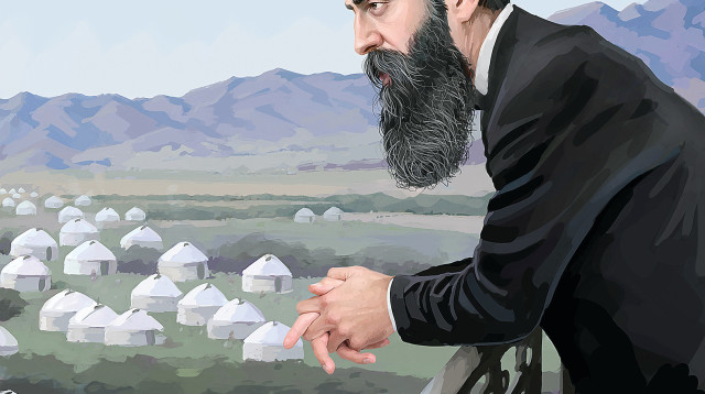 איור: אופיר בגון (צילום: ניר קידר)