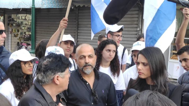 איילת שקד במסיבת העיתונאים (צילום: הימין החדש)