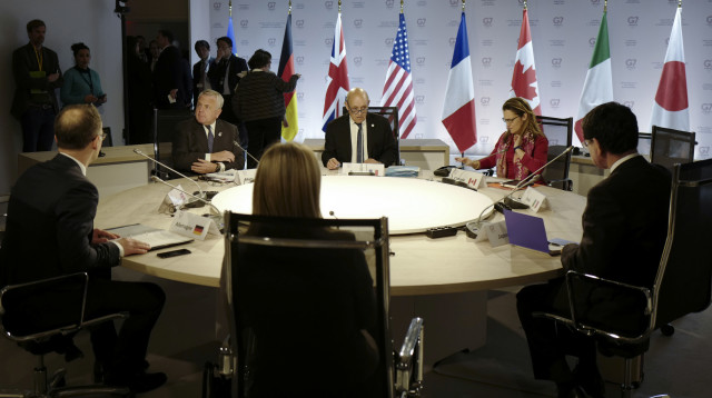 ועידת ה-G7 (צילום: רויטרס)