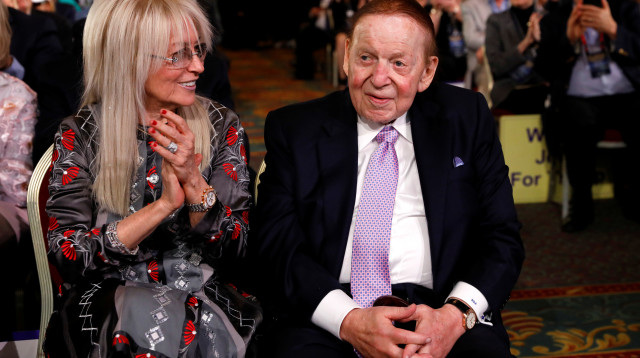 שלדון ומרים אדלסון (צילום: רויטרס)