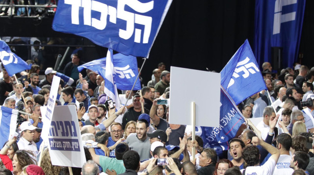 כנס הליכוד לאחר הבחירות (צילום: אלוני מור)