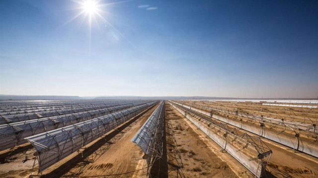 תחנת הכוח התרמו-סולרית באשלים (צילום: גלעד קוולרצ'יק)