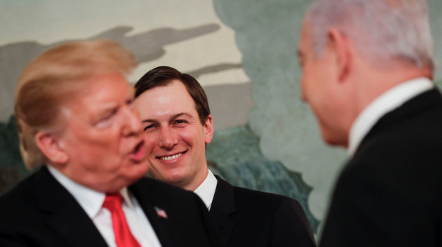 בנימין נתניהו, ג'ארד קושנר, דונלד טראמפ (צילום: רויטרס)