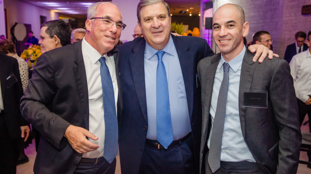 נדב טופולסקי, אודי רקנאטי ואבי פישר (צילום: ערן בארי)