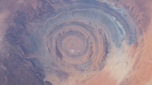 מדבר סהרה (צילום: נאס"א)