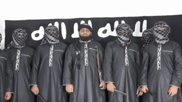 מחבלי דאעש שהוציאו לפועל את הפיגוע בסרי לנקה (צילום: רשתות ערביות)
