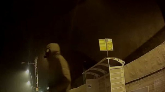 שוד נהג המונית (צילום: דוברות המשטרה)