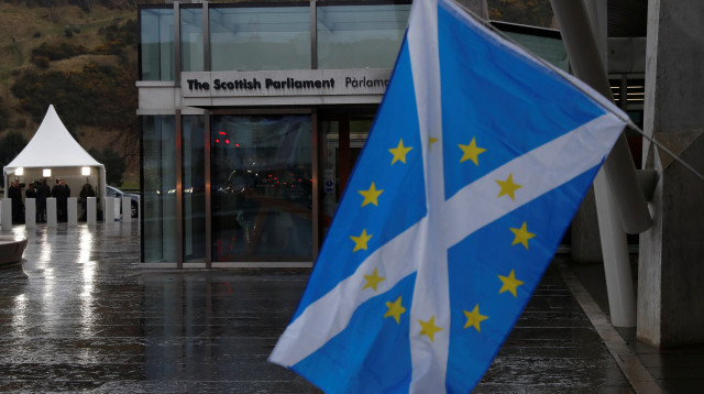 דגל סקוטלנד (צילום: רויטרס)