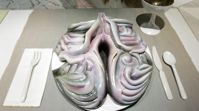 "The Dinner Party", של האמנית ג'ודי שיקגו, 1979 (צילום: AFP)