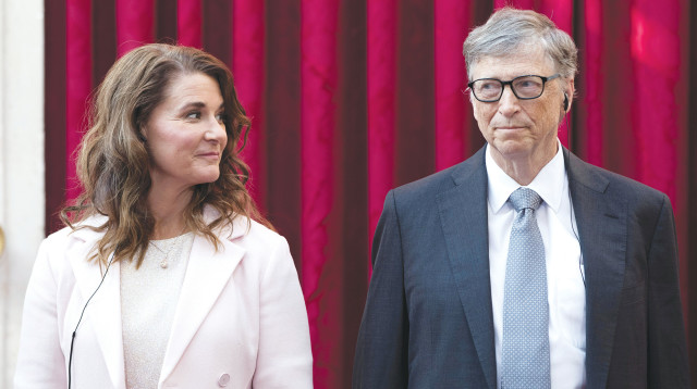 ביל גייטס ומלינדה (צילום: רויטרס)