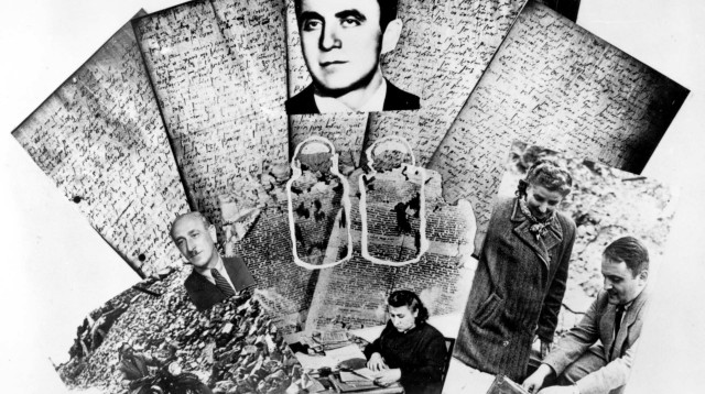 "כתבו את המצבות שלהם", מסמכים מתקופת השואה (צילום: ארכיון יד ושם)