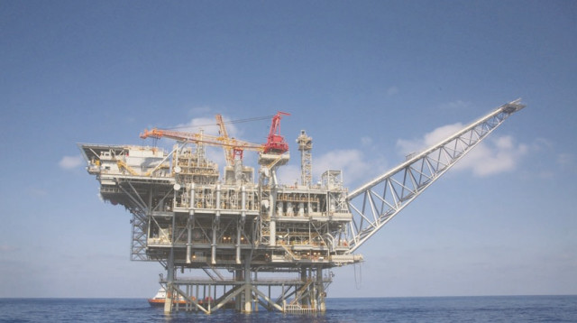 אסדת הקידוח לווייתן (צילום: מרק ישראל סלם)