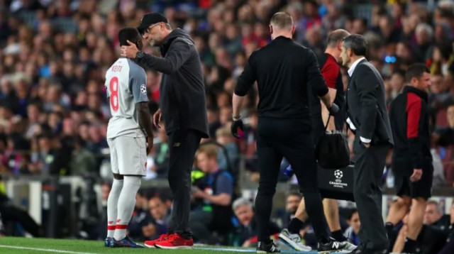 נאבי קייטה עם יורגן קלופ (צילום: Getty images)