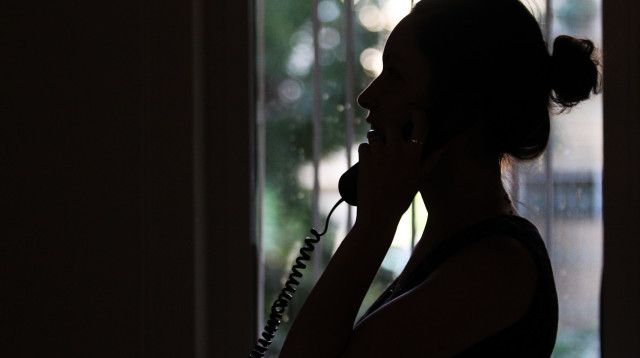 נט"ל - קו סיוע טלפוני לנפגעי חרדה על רקע לאומי (צילום: אלוני מור)