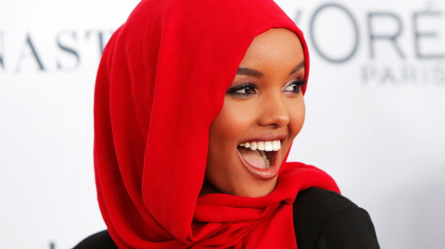 הודגמנית חלימה עדן (צילום: רויטרס)