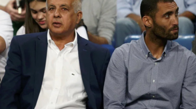 אבי לוזון לצד עומר גולן  (צילום: דני מרון)