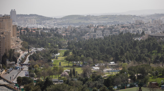 גן סאקר בירושלים (צילום: יונתן זינדל, פלאש 90)