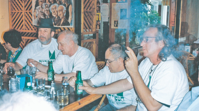 לא להאמין, כל הארבעה עדיין בחיים. זהבי, קיטל, אגמון ובן נר (צילום: נתן זהבי (ארכיון פרטי))