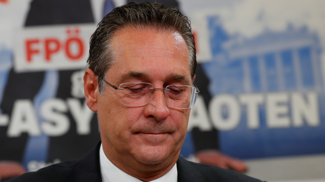 מנהיג הימין הקיצוני, היינץ-כריסטיאן שטראכה (צילום: לאונרד פוגר, רויטרס)