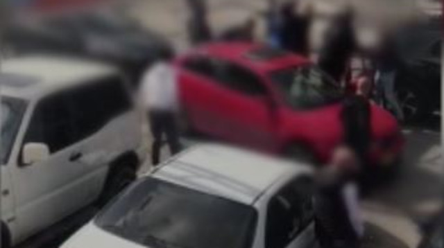 קטטה בנצרת (צילום: דוברות המשטרה)