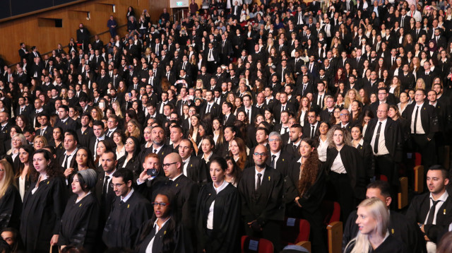 טקס הסמכת עורכי דין בירושלים, 2018 (צילום: יוסי זמיר פלאש 90)