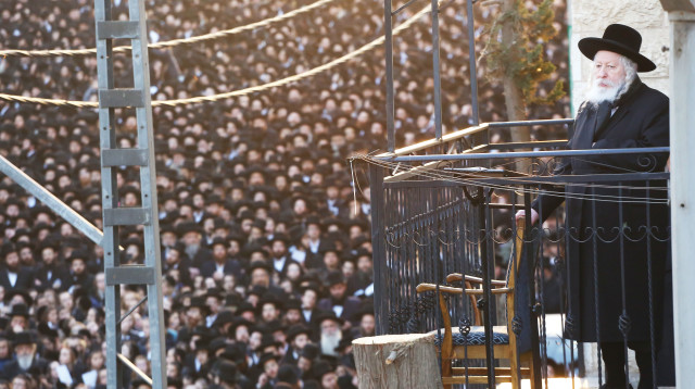 האדמו"ר מגור (צילום: שלומי כהן, פלאש 90)