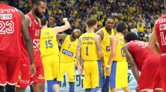 מכבי תל אביב בכדורסל (צילום: עדי אבישי)