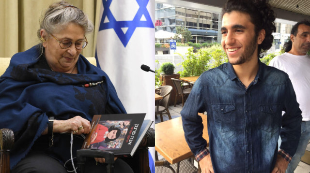 יאיר חלבלי ז"ל, נחמה ריבלין ז"ל (צילום: באדיבות המשפחה,מארק ניימן, לע"מ)