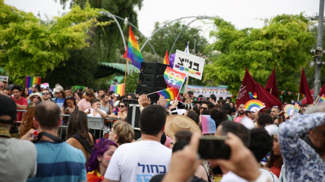 מצעד הגאווה בירושלים (צילום: אסתי דזיובוב/TPS)