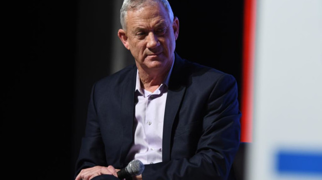 בני גנץ (צילום: אבשלום ששוני)