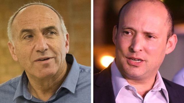 מוטי יוגב, נפתלי בנט (צילום: אבשלום ששוני,יונתן זינדל, פלאש 90)