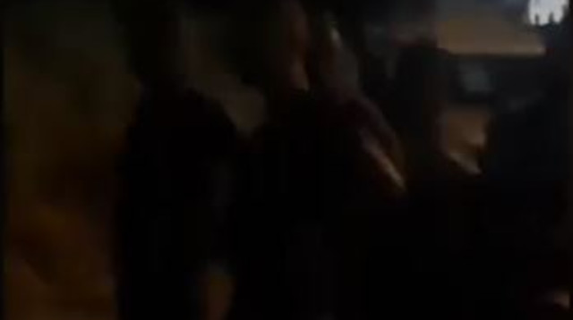 תקרית הירי במטה הביטחון המסכל בשכם (צילום: רשתות ערביות)