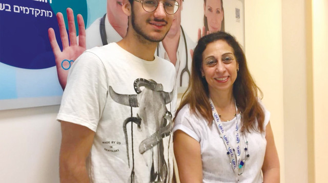 דורית בן עזרא ובר פהימה צילום מכבי (צילום: מכבי שירותי בריאות)