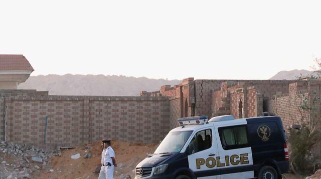 מקום קבורתו של מוחמד מורסי בקהיר (צילום: רויטרס)