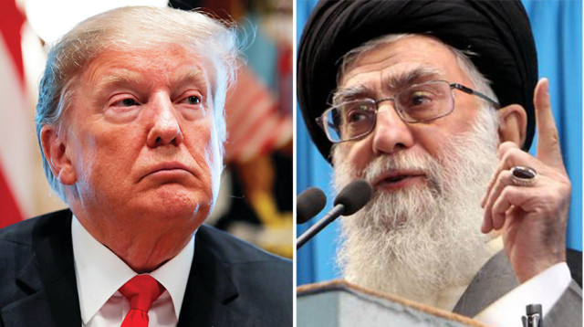 עלי חמינאי, דונלד טראמפ (צילום: רויטרס)