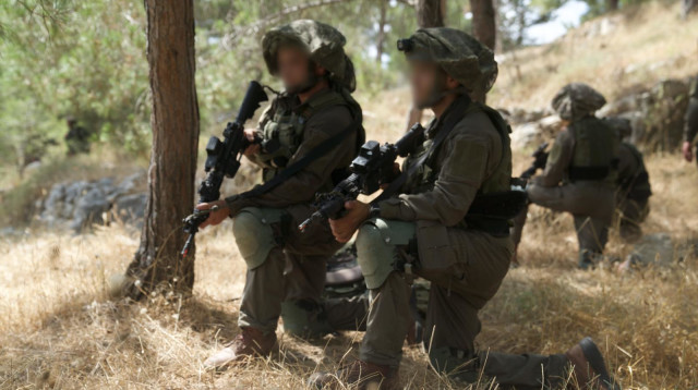 לוחמי חי"ר בתרגיל הרב זרועי (צילום: דובר צה"ל)