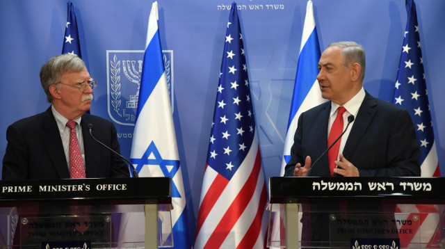 בנימין נתניהו, ג'ון בולטון (צילום: חיים צח, לע"מ)