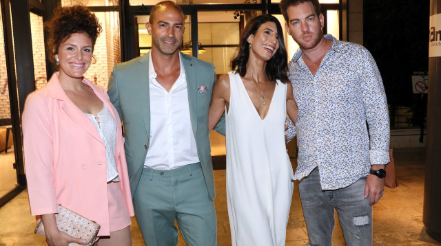 ליאור לביא, שרונה מרלין, דודו כהן, צוקית אשכולי, חתונה ממבט ראשון (צילום: אמיר מאירי)